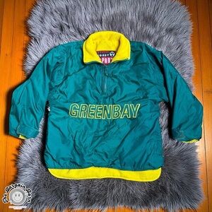 Rare Vintage 90s French Toast Greenbay Kids Youth Size 5 Warm Windbreaker Jacket